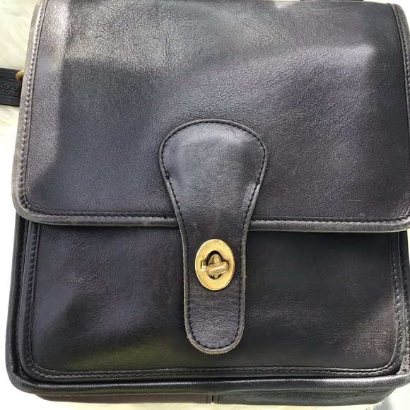 Vintage Coach All Weather Glove Tanned Cowhide Leather Station Tote Hand… - Picture 2 of 16